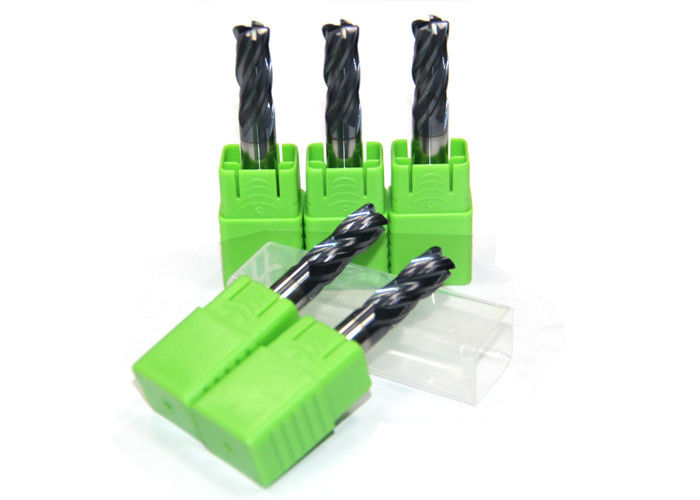 4 Flutes Corner Radius End Mill Tungsten Carbide High Performance