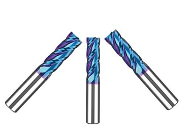 Черный и синий варианты цвета Карбидный конец Mill Cutter AlTiN и NACo покрытие на углероде
